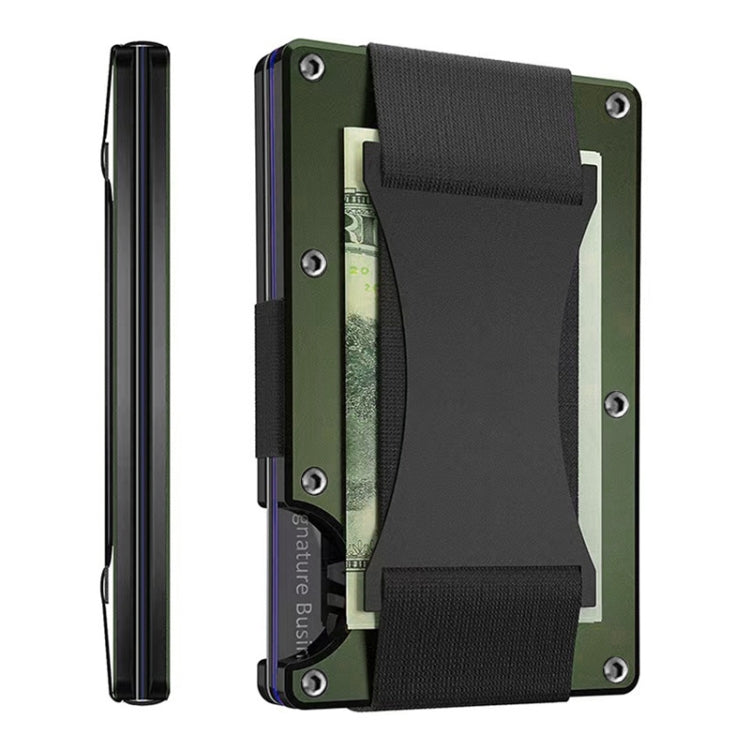 محفظة حامل بطاقات الائتمان RFID Blocking Slim Metal Card Clip، أسود، رمادي، أزرق ملكي، أخضر عسكري، أخضر غامق، قهوة، أخضر فلوري، نمط ألياف الكربون، ألياف الكربون الحقيقية (فاتحة)، ألياف الكربون الحقيقية (غير لامعة)، أحمر، أزرق، برتقالي، قوس قزح...