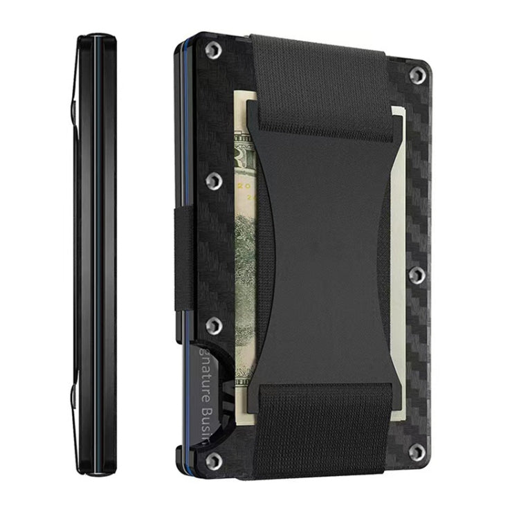 محفظة حامل بطاقات الائتمان RFID Blocking Slim Metal Card Clip، أسود، رمادي، أزرق ملكي، أخضر عسكري، أخضر غامق، قهوة، أخضر فلوري، نمط ألياف الكربون، ألياف الكربون الحقيقية (فاتحة)، ألياف الكربون الحقيقية (غير لامعة)، أحمر، أزرق، برتقالي، قوس قزح...