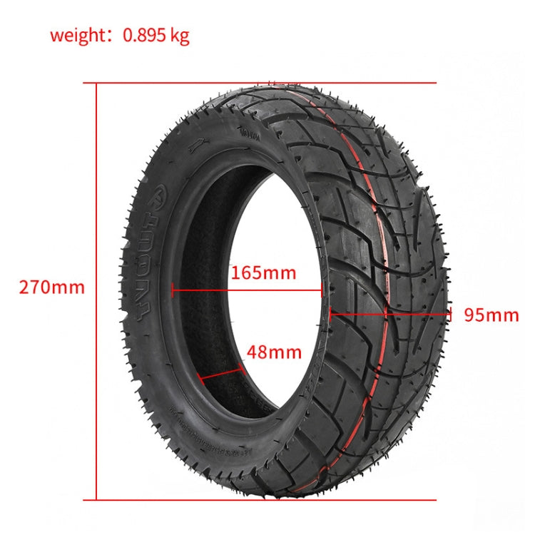 For KUGOO M4 TUOVT 80/65-6.5 10 inch Electric Skateboard Vacuum Explosion-Proof Outer Tire