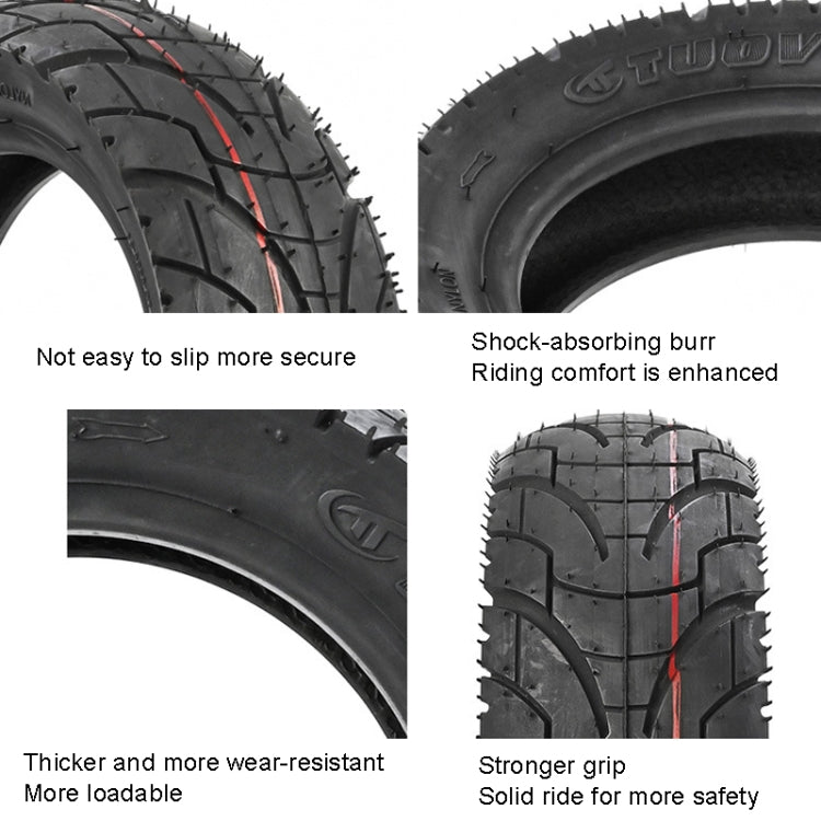 For KUGOO M4 TUOVT 80/65-6.5 10 inch Electric Skateboard Vacuum Explosion-Proof Outer Tire