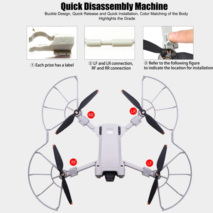 حلقة حماية من الاصطدام لشفرات المروحة، لطائرة DJI MINI 3 Pro
