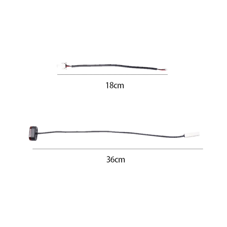 For Xiaomi M365 / PRO Rear Gear Tail Light+Buckle+Battery Connection Line