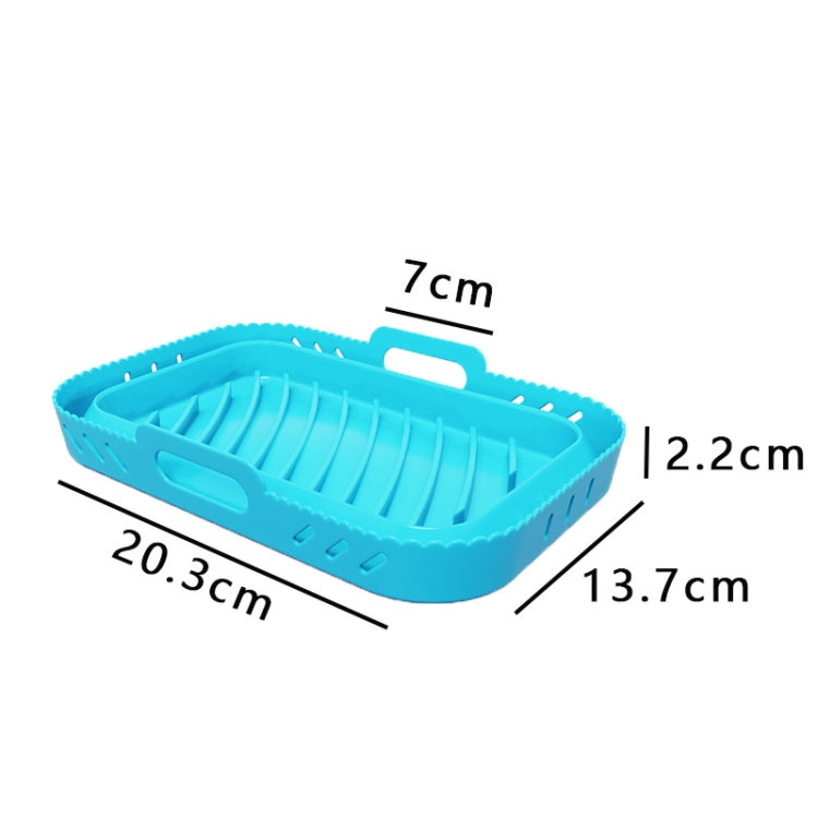 For Ninja DZ201 Air Fryer Silicone Mat Foldable Reusable Basket Tray, Gray, Black, Pink, Red, Blue