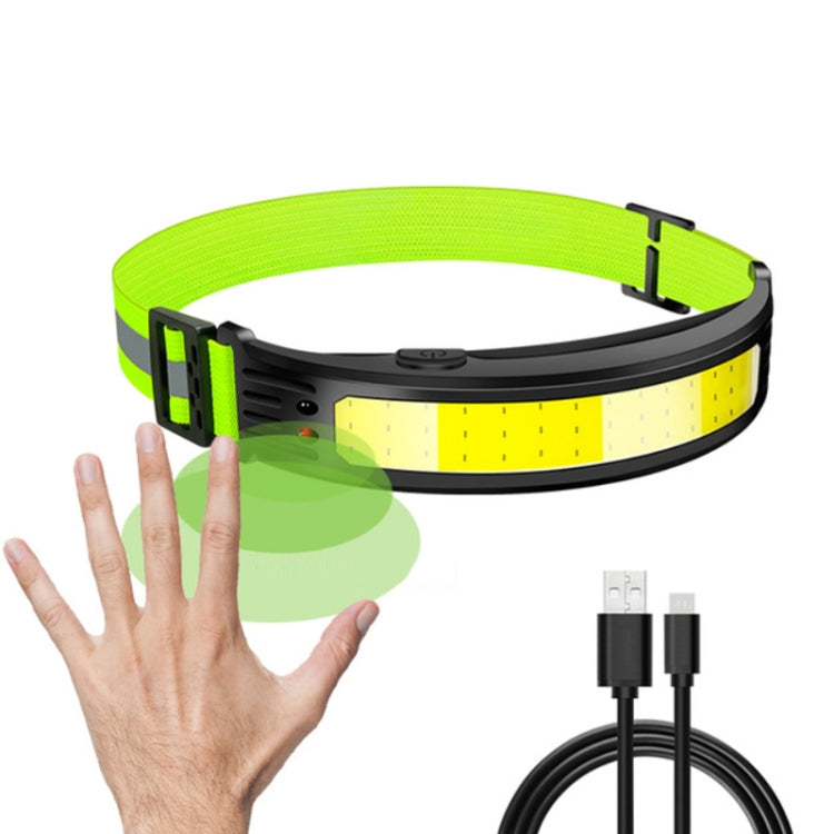 Portable Outdoor Camping Strong Light Rechargeable Warning Headlamp, COB No Induction, COB Induction, LED Induction