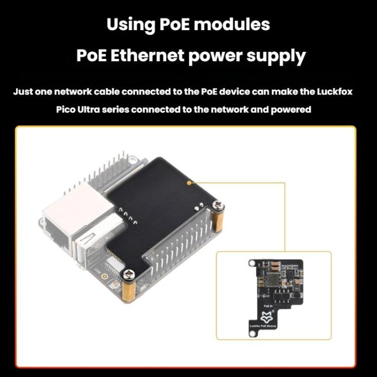 Luckfox Pico Ultra RV1106G3 1TOPS Mini Linux Development Board Integrated Processor Without Wi-Fi / With PoE