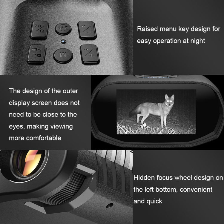 APEXEL 3-inch LCD HD Screen Photo Video Portable Binoculars Digital Infrared Night Vision Device