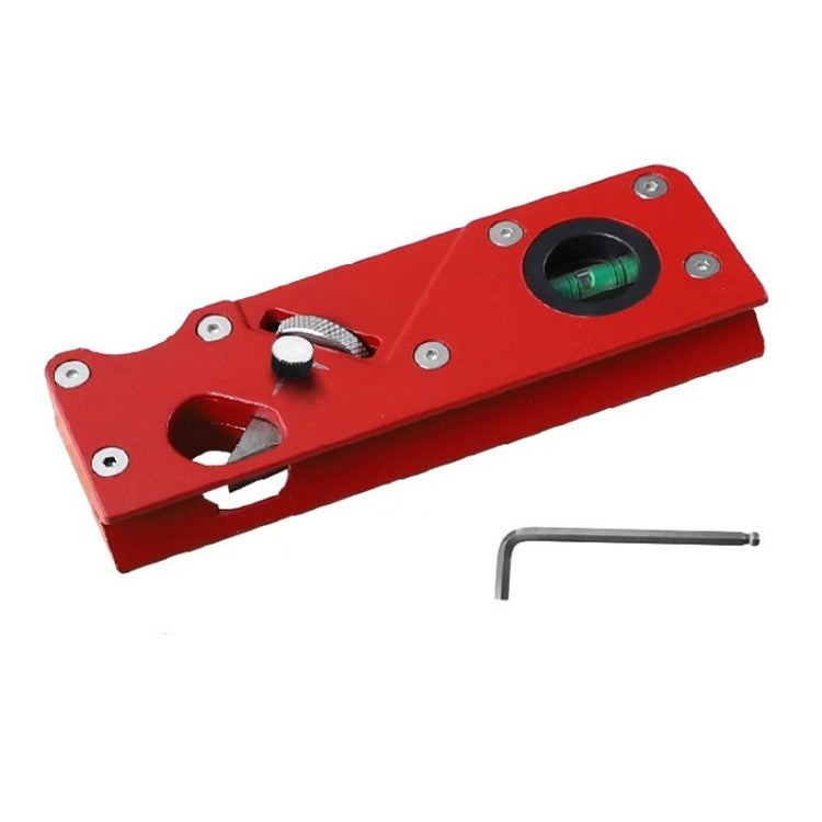 Woodworking Multi-Angle Chamfering Adjustable Depth Hand Planer, Black Planer, Red Planer, Black + 6 Blades, Red + 6 Blades