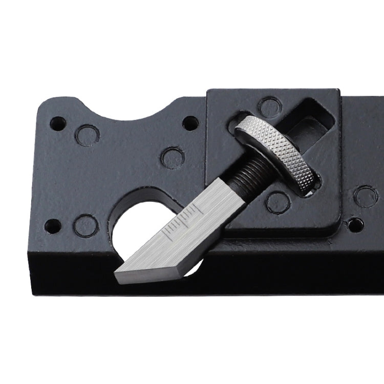 Woodworking Multi-Angle Chamfering Adjustable Depth Hand Planer, Black Planer, Red Planer, Black + 6 Blades, Red + 6 Blades