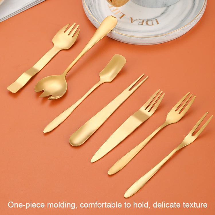 Stainless Steel Cake Moon Cake Knife Fork Dessert Cake Baking Tools