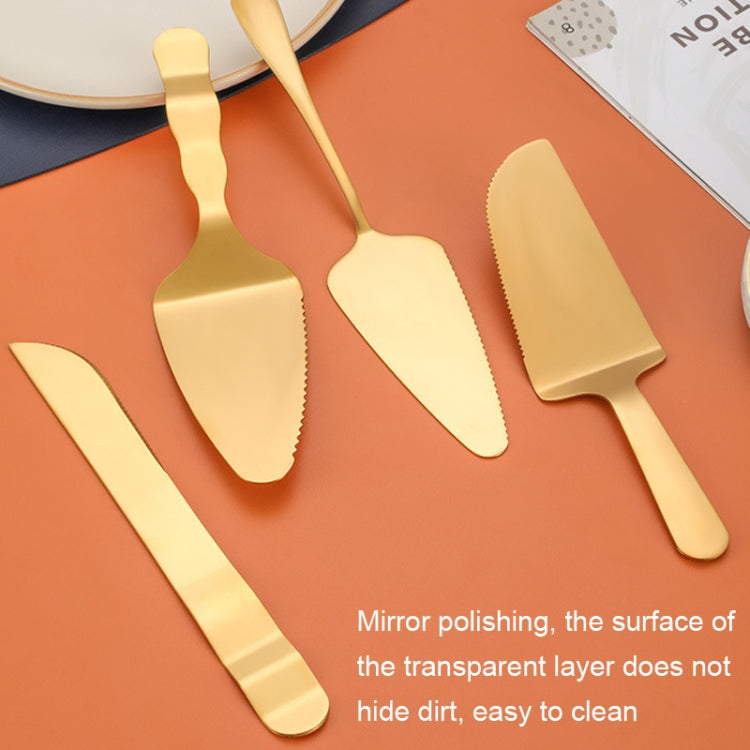 Stainless Steel Cake Moon Cake Knife Fork Dessert Cake Baking Tools