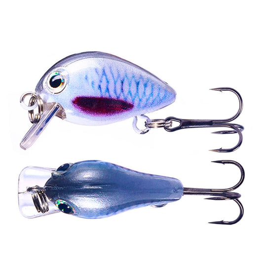 HENGJIA 2.5cm 1.5g Floating Water Little Fat Micro-Object Mini 3D Printing Luya Bait