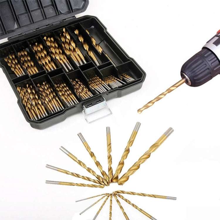 99-in-1 Titanium Drill Bit Set High-Speed Steel Drill Bits