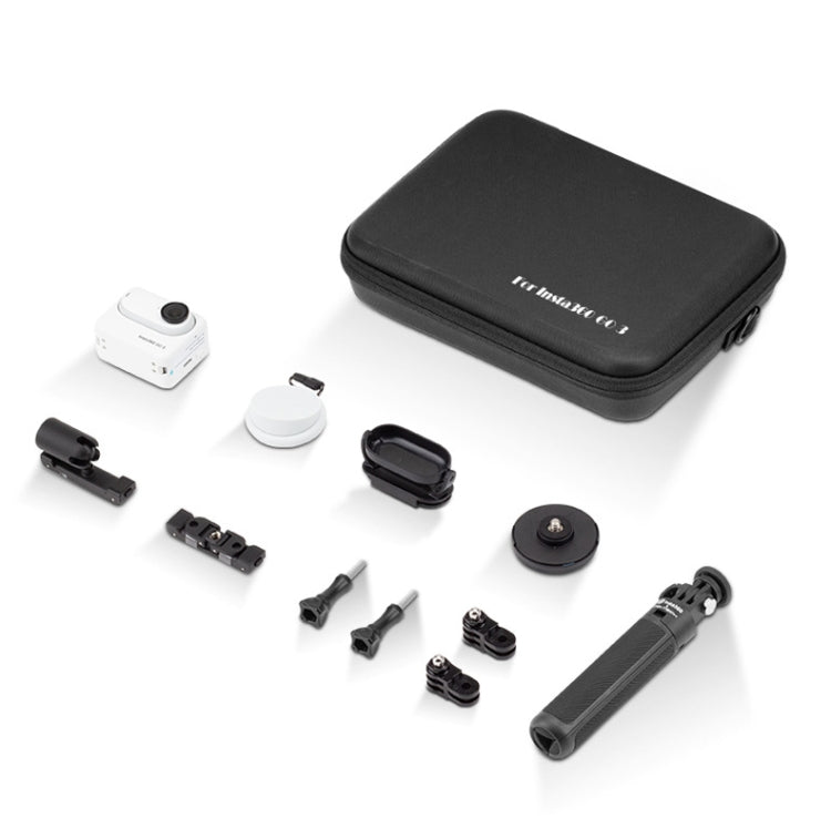 حقيبة تخزين XFJI محمولة وحقيبة سفر وحقيبة حمل كاملة لكاميرا Insta360 GO 3