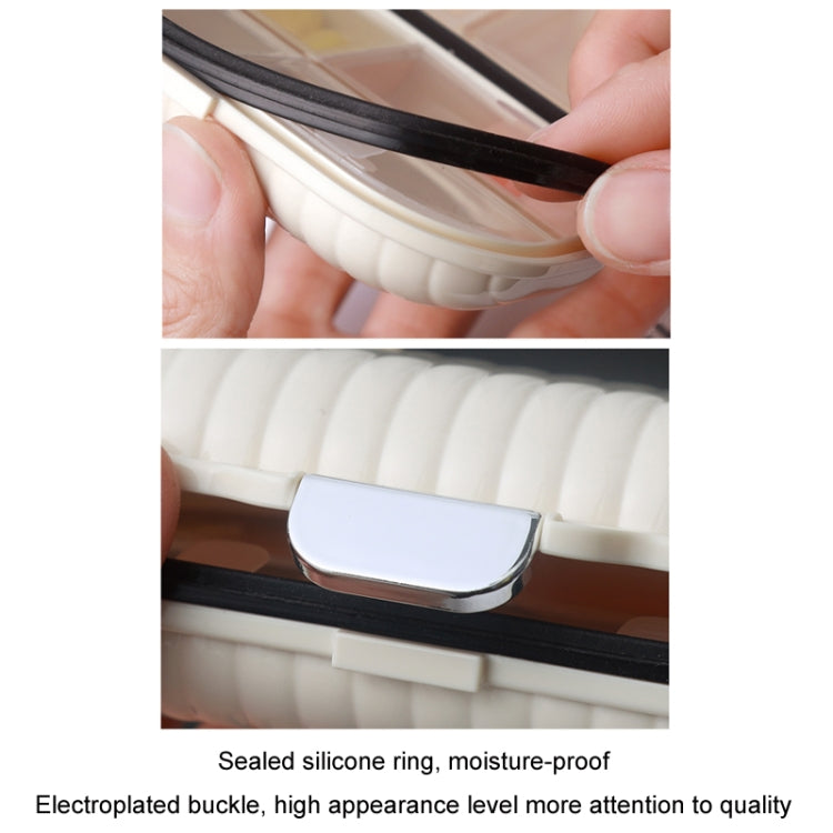 One Week Outdoor Travel Portable Medicine Dispensing Box Mini Airtight Box, Small, Large