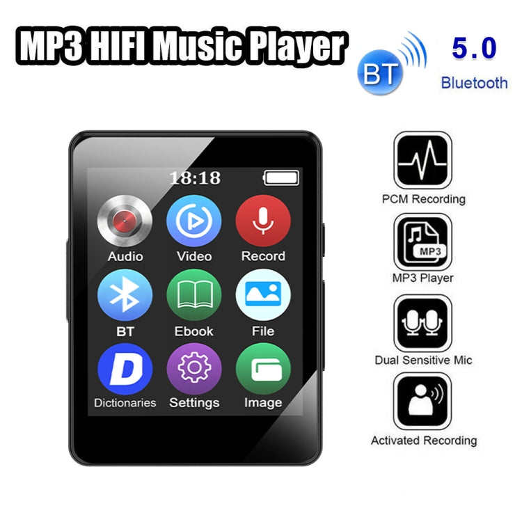 MP3 Music Player Bluetooth 5.0 Ebook Recorder MP4 Walkman
