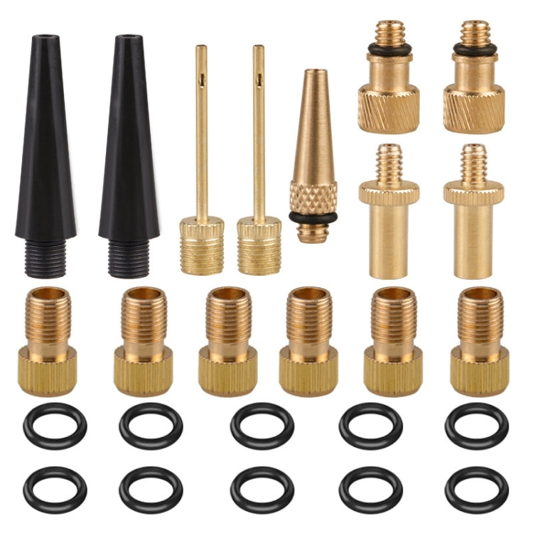 SV/AV/DV Bicycle Valve Adapter Set Bike Ball Pump Accessories