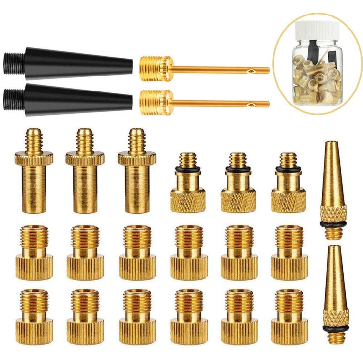 SV/AV/DV Bicycle Valve Adapter Set Bike Ball Pump Accessories