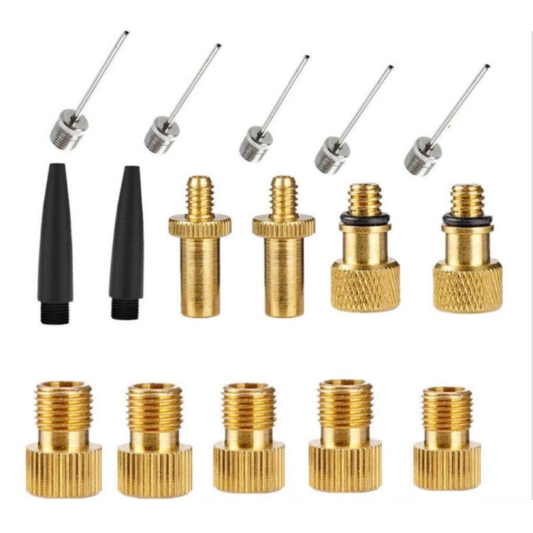 SV/AV/DV Bicycle Valve Adapter Set Bike Ball Pump Accessories