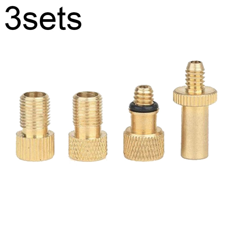 SV/AV/DV Bicycle Valve Adapter Set Bike Ball Pump Accessories