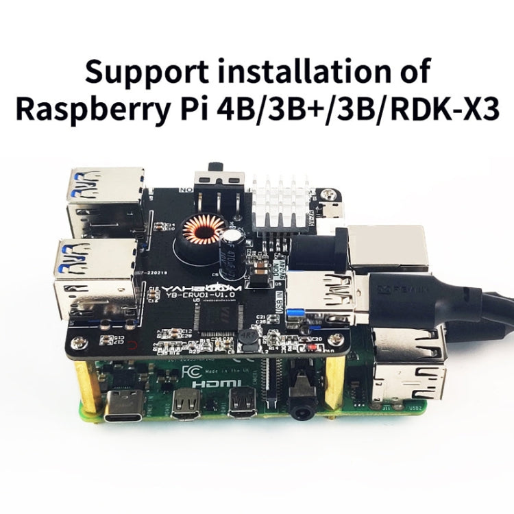Yahboom USB3.0 HUB Expansion Board ROS Robot Expansion Dock