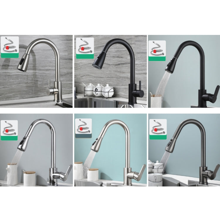 Kitchen Pull-out Universal Telescopic Hot & Cold Water Faucet