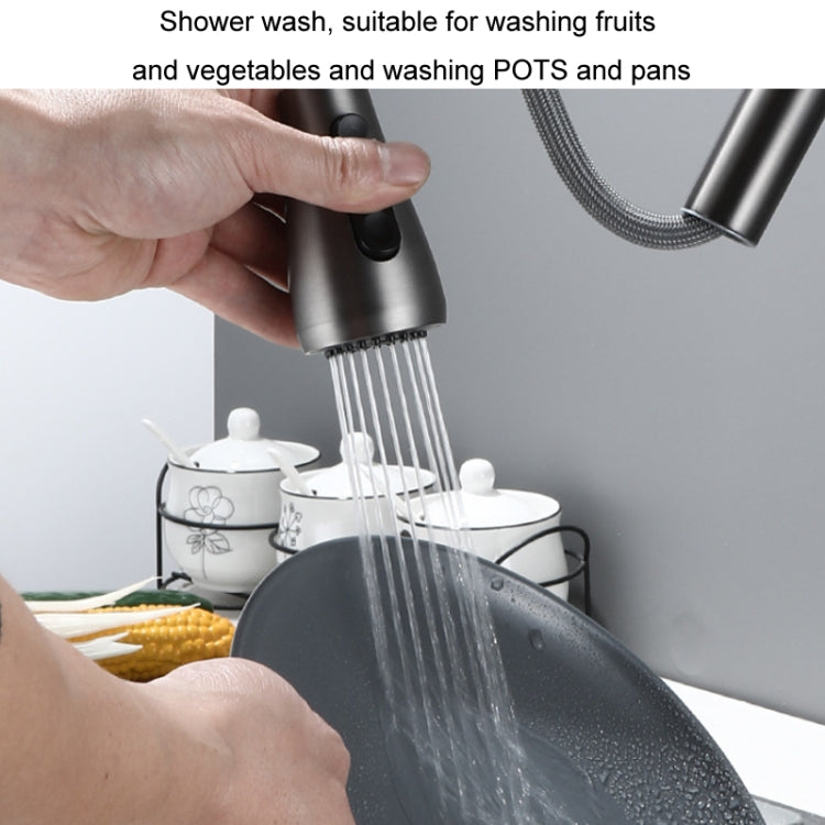 Kitchen Pull-out Universal Telescopic Hot & Cold Water Faucet