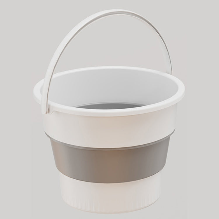 Large 17L Folding Thickened Portable Plastic Bucket Outdoor Fishing Barrel Car Travel Wash Barrel