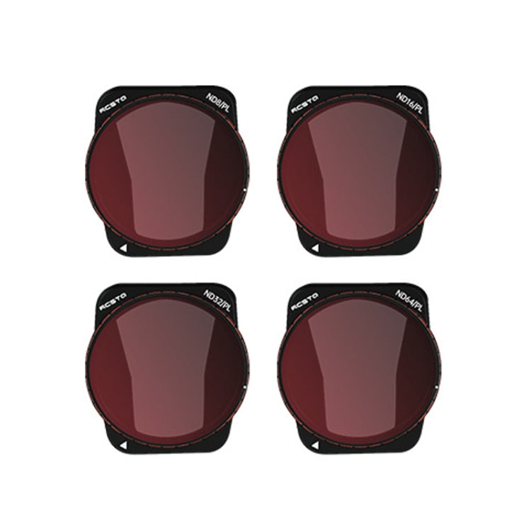 For DJI Air 3 RCSTQ Multi-Layer Coating Waterproof Filter, CPL, UV, ND-PL8, NDL-PL16, ND-PL32, ND-PL64, ND8/16/32/64 4-in-1, ND-PL8/16/32/64 4-in-1, ND4/8/16/32/64+UV+CPL 6 -in-1, ND-PL8/16/32/64 +UV +CPL 6-in-1