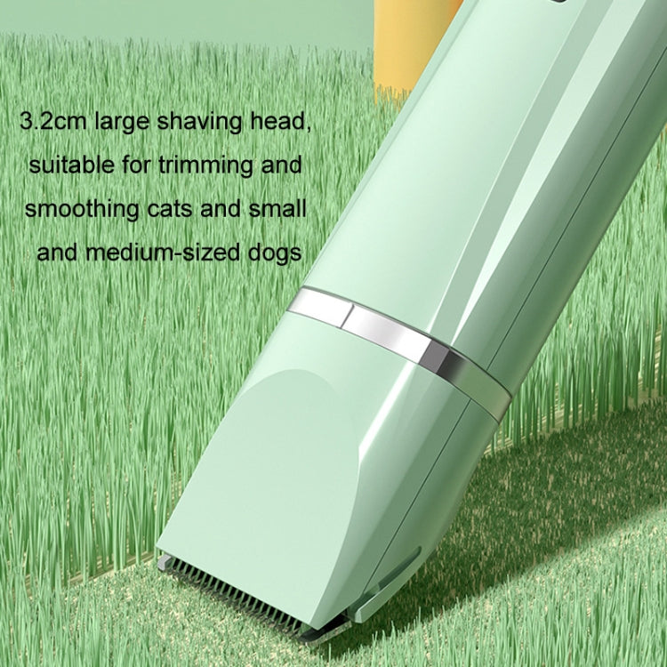 Pet Shaver Cat Dog Paw Hair Clipper Electric Fader, 2 in 1 Green, 3 in 1 Green, 4 in 1 Green, 2 in 1 White, 3 in 1 White, 4 in 1 White, Single Head