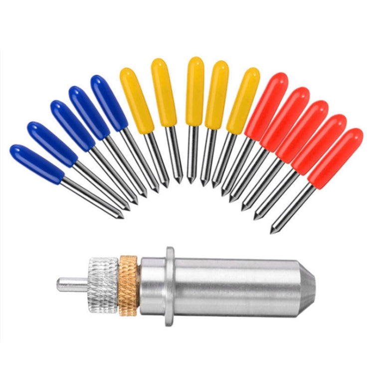 Reflective Film Lettering Knife Roland Cutting Plotter Universal Cutter, 15pcs, Knife Holder + 15pcs
