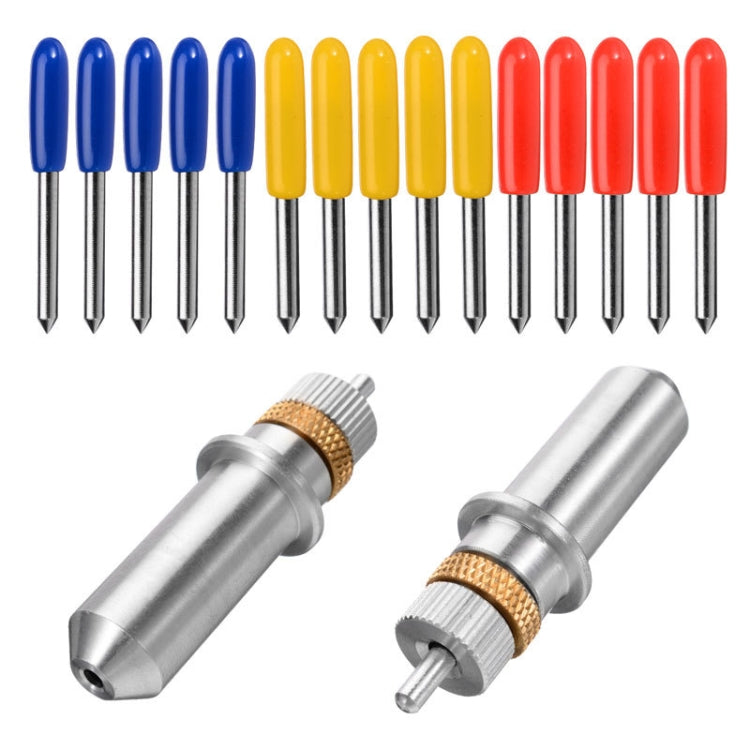 Reflective Film Lettering Knife Roland Cutting Plotter Universal Cutter, 15pcs, Knife Holder + 15pcs