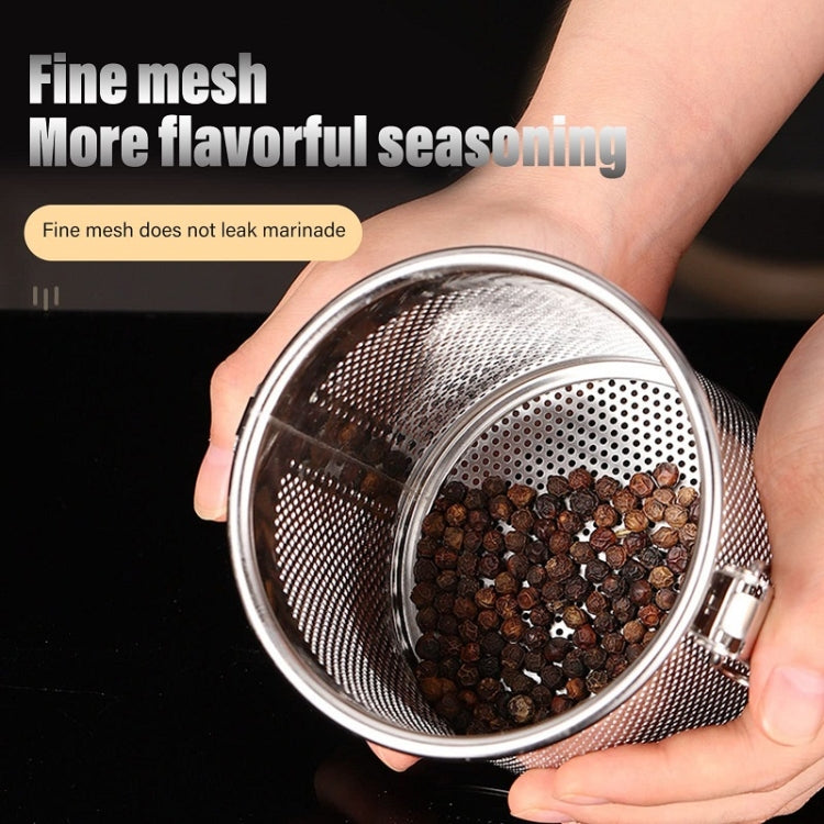 304 Stainless Steel Brine Basket Tea Residue Ball Soup Material Box, 7x9cm, 9x10.8cm, 11.2x13.5cm, 14x16cm, 16x16.5cm, 18x18cm, 20x20cm