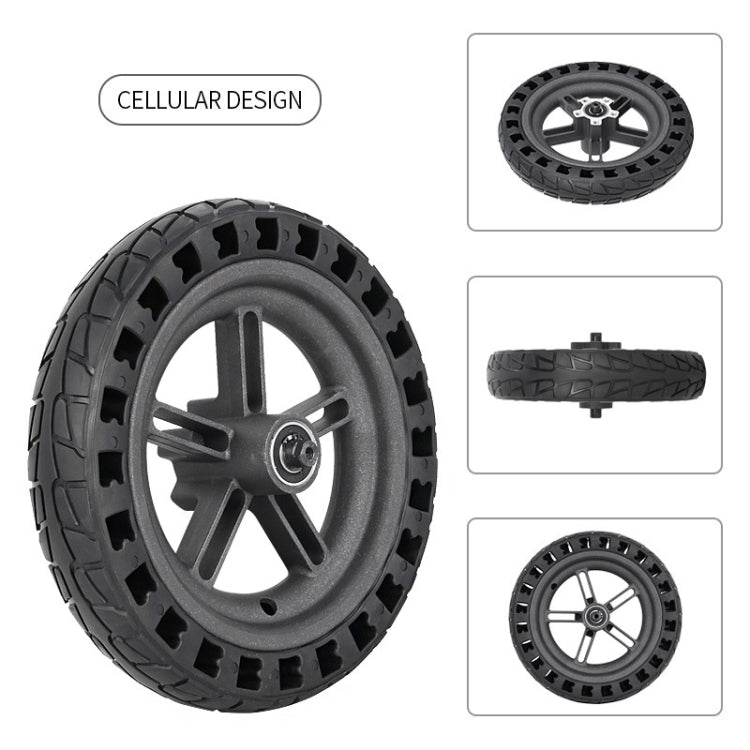 For Xiaomi M365 Electric Scooter 8.5-inch Rear Wheel Solid Shock-absorbing Honeycomb Tire with Hub