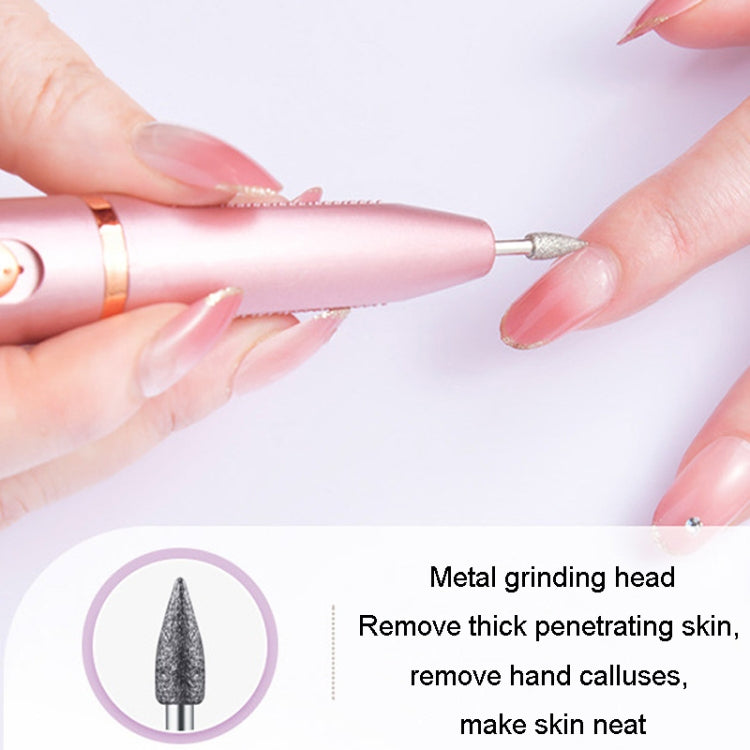 Electrical Nail Polisher Multifunctional Nail Polish Remover Pen Nail Sharpener, Red, Rose Gold, Pearl White