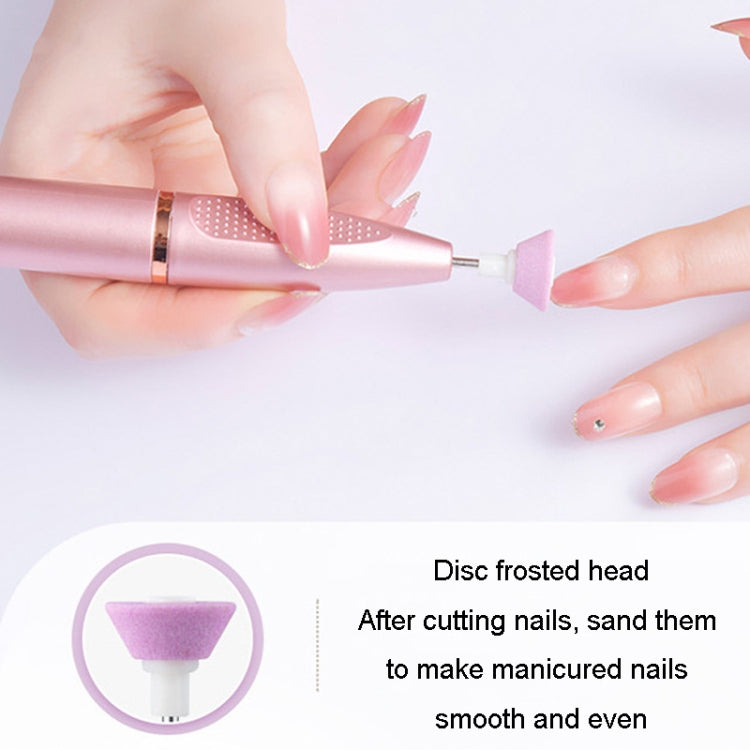 Electrical Nail Polisher Multifunctional Nail Polish Remover Pen Nail Sharpener, Red, Rose Gold, Pearl White