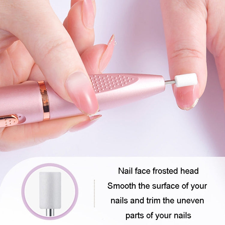 Electrical Nail Polisher Multifunctional Nail Polish Remover Pen Nail Sharpener, Red, Rose Gold, Pearl White