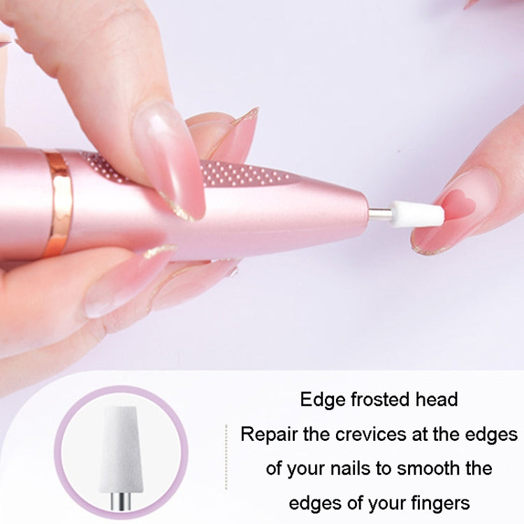 Electrical Nail Polisher Multifunctional Nail Polish Remover Pen Nail Sharpener, Red, Rose Gold, Pearl White