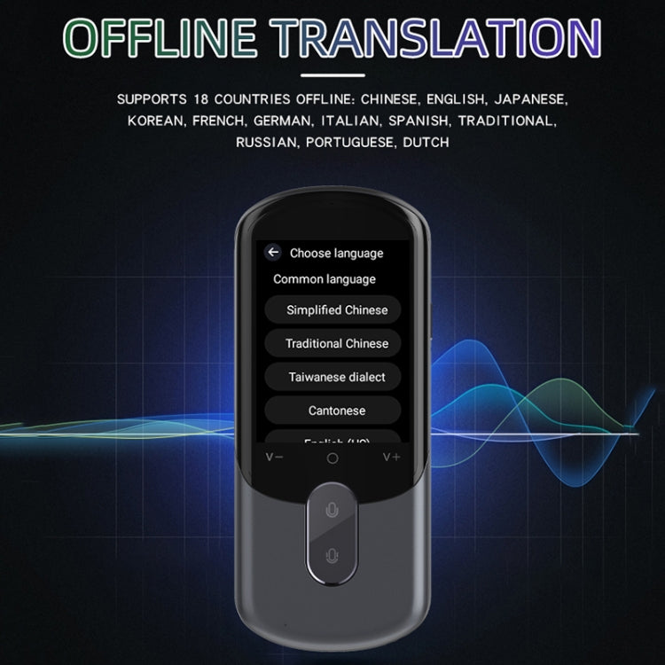 2.88-inch HD Screen WiFi Translator 139 Languages Voice Translator Photo Recording Translator Pen