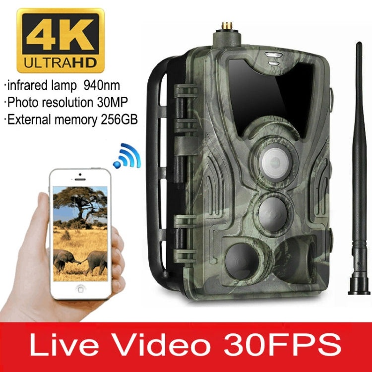 HC-801Pro 4K 4G Outdoor Hunting Camera App Remote Mobile Phone Control To View Photos And Video At Any Time
