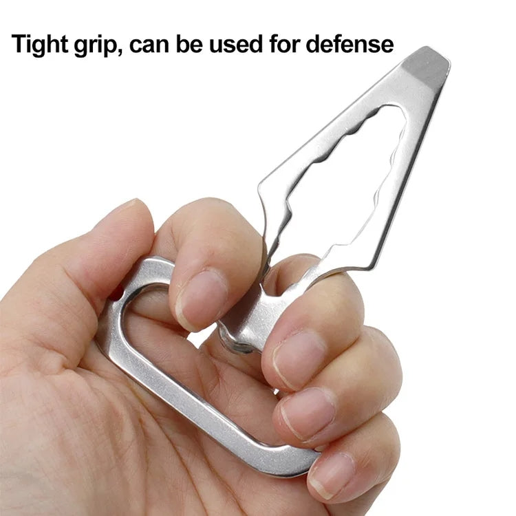 Outdoor Camping Supplies EDC Stainless Steel Multifunctional Wrench Self-defense Tools