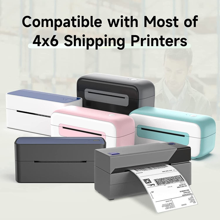 500sheets 4×6 Inch Stickers Thermal Label Paper For Phomemo PM-246S / PM-241BT / D520BT