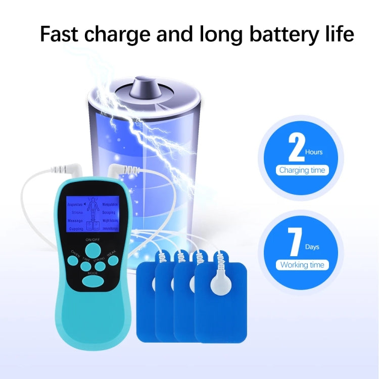 Multifunctional Low Frequency Pulse Meridian Physiotherapy Massage Instrument, White Standard, White Upgrade, Blue Standard, Blue Upgrade