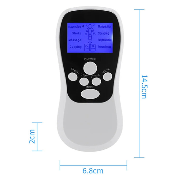 Multifunctional Low Frequency Pulse Meridian Physiotherapy Massage Instrument, White Standard, White Upgrade, Blue Standard, Blue Upgrade