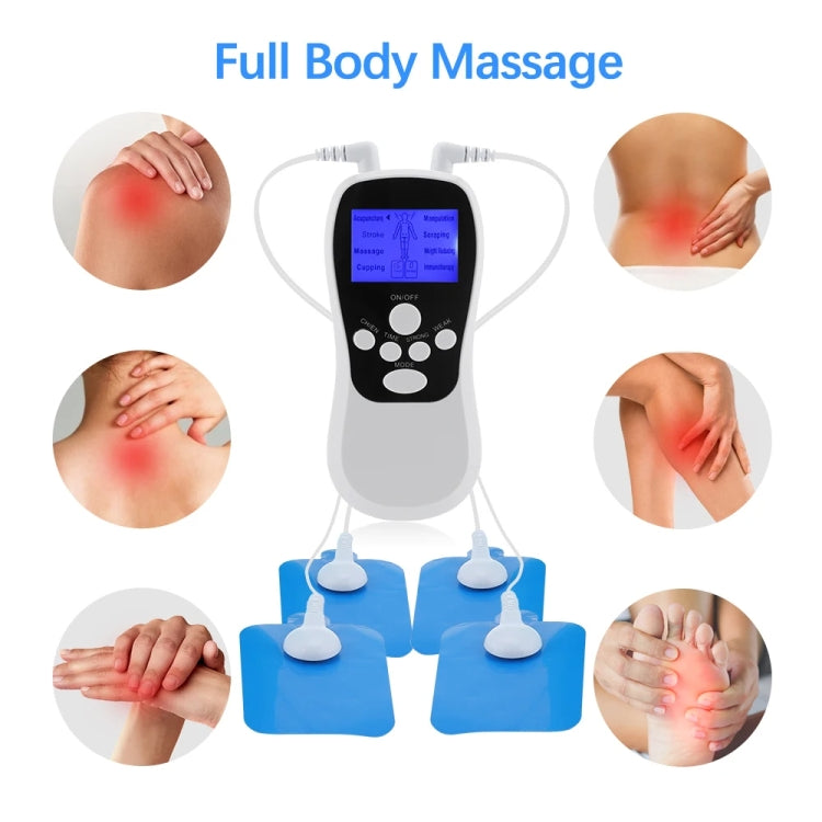 Multifunctional Low Frequency Pulse Meridian Physiotherapy Massage Instrument, White Standard, White Upgrade, Blue Standard, Blue Upgrade