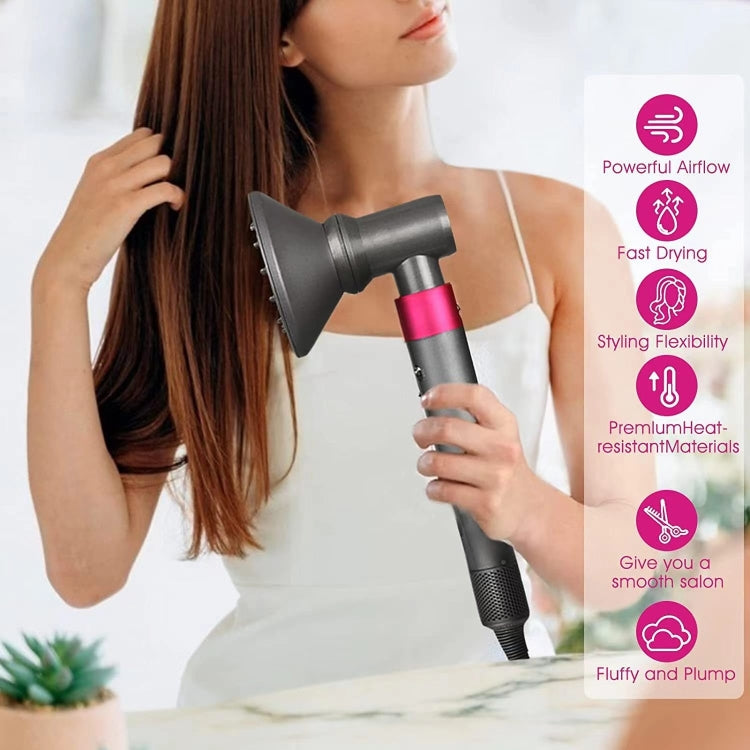 For Dyson Hair Dryer Airwarp Diffusion Nozzle Attachment, Clean Brush Kit, Anti Lifting Kit, Professional Style Kit
