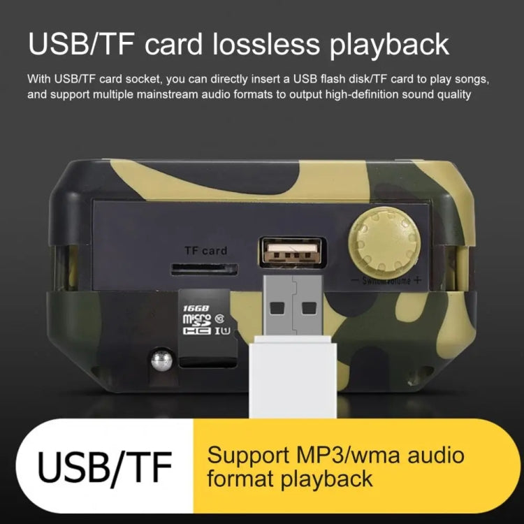 48W Wireless Bluetooth Voice Amplifier with Remote Control Supports USB/TF Card Playback