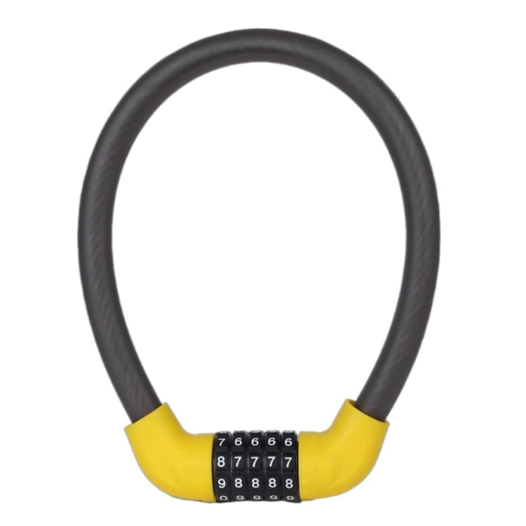 Bicycle And Electrical Vehicle 5-Digit Combination Lock Safety Anti-Theft Cycling Lock