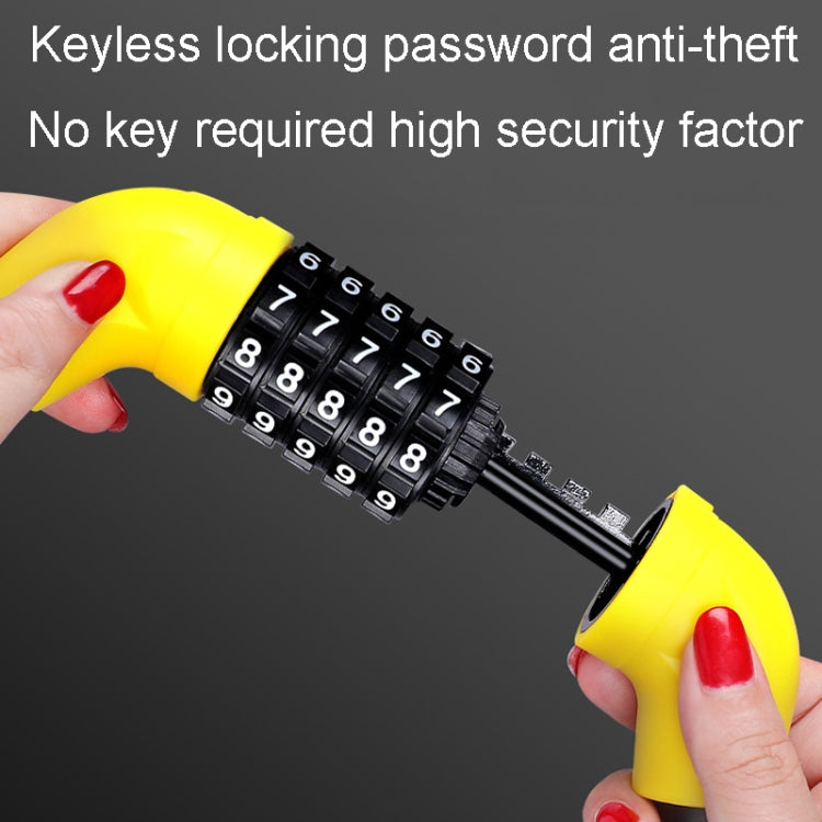 Bicycle And Electrical Vehicle 5-Digit Combination Lock Safety Anti-Theft Cycling Lock