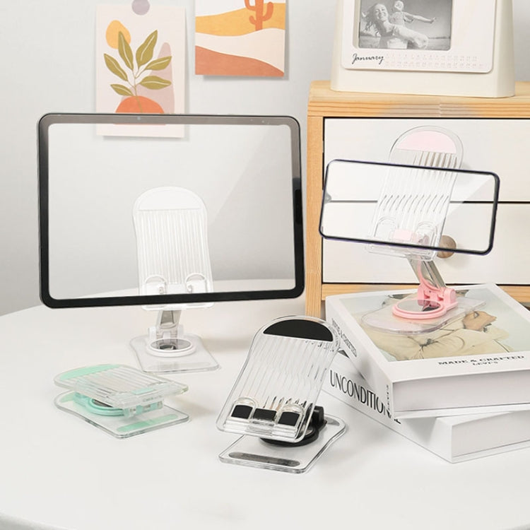 KF-Z12 Acrylic Foldable Desktop Phone Holder Colorful Lazy Tablet Stand