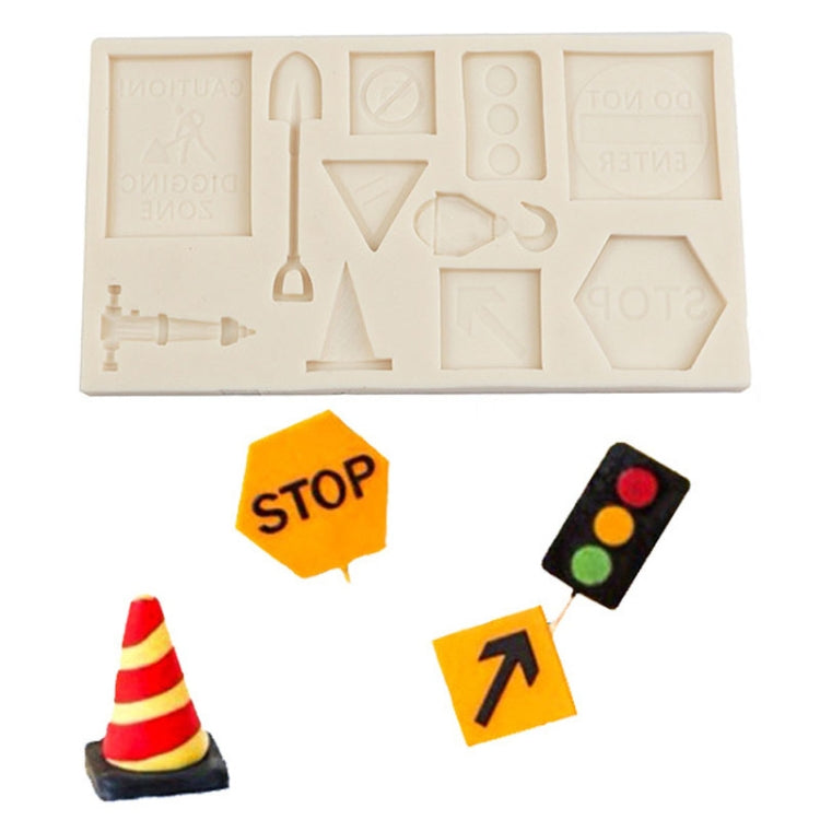 Cartoon Construction Site Tools Engineering Car Cake Decoration Molds, MK-3055 (Pink), MK-3055 (Light Gray), MK-3056 (Pink), MK-3056 (Light Gray), MK-3057 (Pink), MK-3057 (Light Gray), MK-3058 (Pink), MK-3058 (Light Gray)